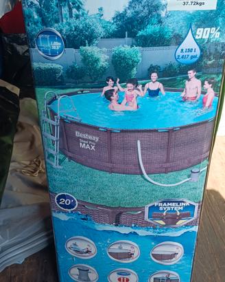 Due Piscina Bestway steel pro max