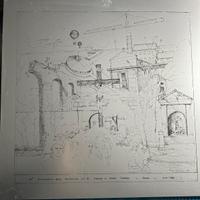 Serigrafia arte 1986 chiesa roma s. simone e giuda