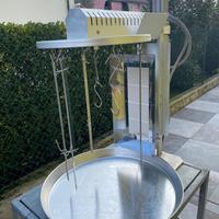 Giraarrosto verticale professionale a gas