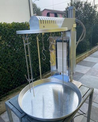 Giraarrosto verticale professionale a gas