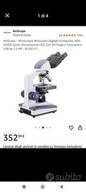 Microscopio binoculare  digitale composito AmScope