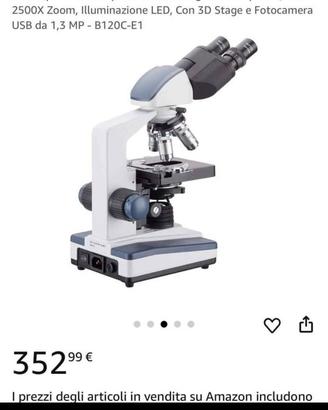 Microscopio binoculare  digitale composito AmScope
