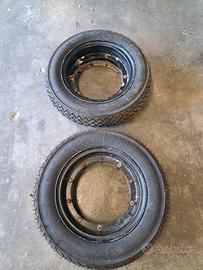 Doppi Cerchi gomme ape 50 piaggio 
