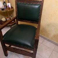 Poltrona del ‘900 in cuoio