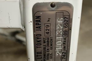 Telaio Honda 750 RD04 anno 1992