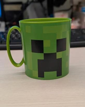 Minecraft Creeper green tazza polipropilene 350ml