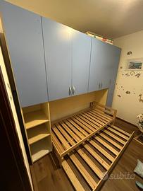 Letto doppio montessoriano