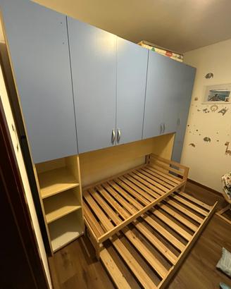 Letto doppio montessoriano