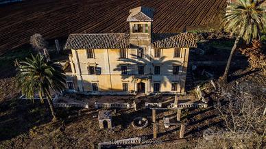 Villa Storica Con Magazzini E 20000 Mq Di Terreno