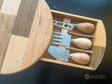 Tagliere formaggio WD lifestyle con coltellini