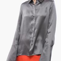 BITE Camicia Nuova Seta Organica S Grigio - 800€