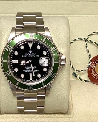 Rolex Kermit 16610LV Unpolished Full Set Italia
