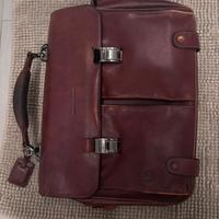 Borsa da lavoro di pelle -  piquadro color cuoio