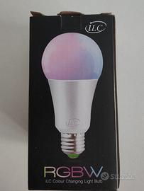 Lampadina LED E27 10W cambia colore con telecomand