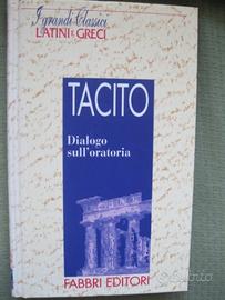 Dialogo sull'oratoria di Tacito - Fabbri editori