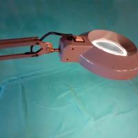 Grande lente ingrandimento lampada pieghevole