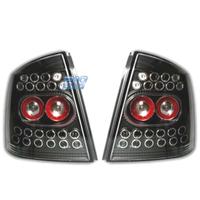 FANALI OPEL ASTRA G 3P 5P 97-04 LED FONDO NERO