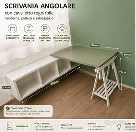 Scrivania cameretta o studio