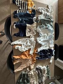 Abbigliamento invernale bambino taglia 1 mese 50cm