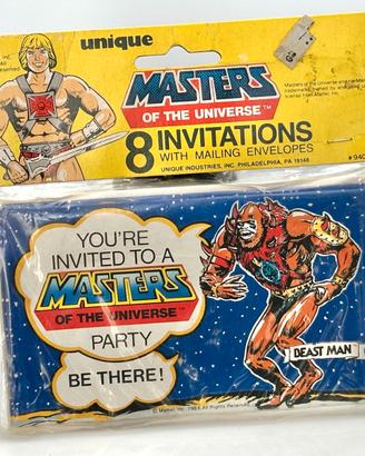 Masters Of The Universe 8 INVITATIONS PARTY