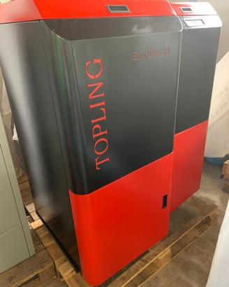 CALDAIA UNIVORA a PELLET-GUSCI-CIPPATINO da 33kw