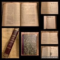 Volume unico riviste settimanali Flora letteraria