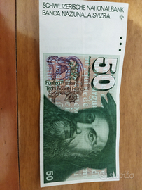 50 franchi svizzeri rari