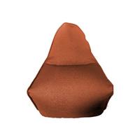 Pouf a Sacco Poltrona Arancione senza imbottitura