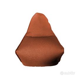 Pouf a Sacco Poltrona Arancione senza imbottitura