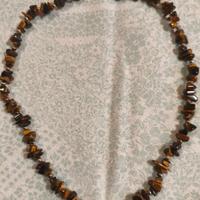 collana pietre occhio di tigre 