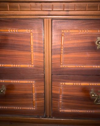 Vintage comò in legno anni 70