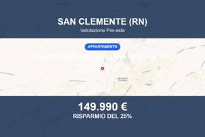 Immobile in asta di 89 m² con box auto a San Cleme