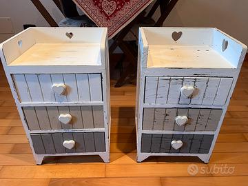 Comodini Shabby chic