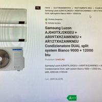 Climatizzatore samsung luzon