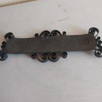 porta incenso in ferro battuto lavorato a mano