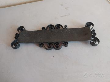 porta incenso in ferro battuto lavorato a mano