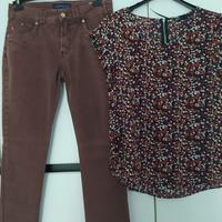 Set jeans Trussardi con blusa Only
