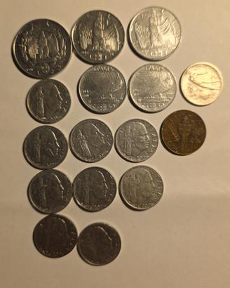16 monete del Regno d'Italia 1927-1943