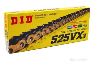 Catena trasmissione doppio o'ring did 525 vx3