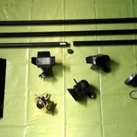 55 LAMPADE più 31 mt.CORSIA ELETTRIFICATA TARGETTI