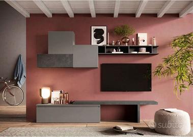 Parete attrezzata 276x40x190 h cm