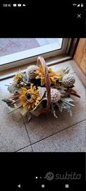cesto fiori decorativo 