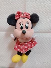 Peluche Portachiavi di Minnie Mouse alto 12 cm 