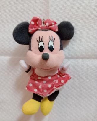 Peluche Portachiavi di Minnie Mouse alto 12 cm 