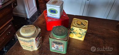 Scatole metallo vintage 