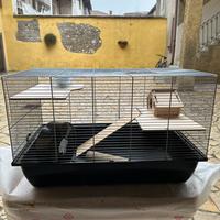 Gabbia Deluxe per Roditori - Spazio e Comfort