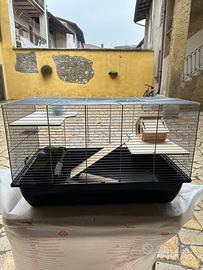 Gabbia Deluxe per Roditori - Spazio e Comfort