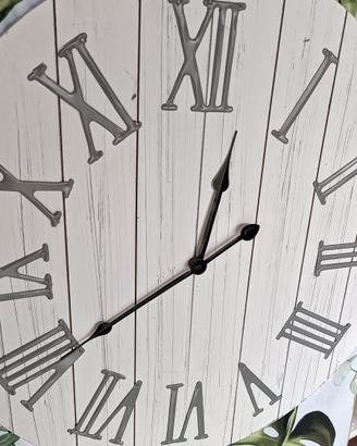 orologio da muro in legno