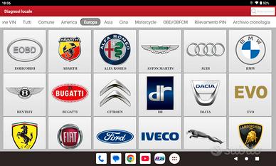 AUTO DIAGNOSI PROFESIONALE SBLOCCO SGW FCA INCLUSO