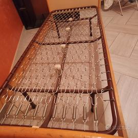 letto singolo con rete